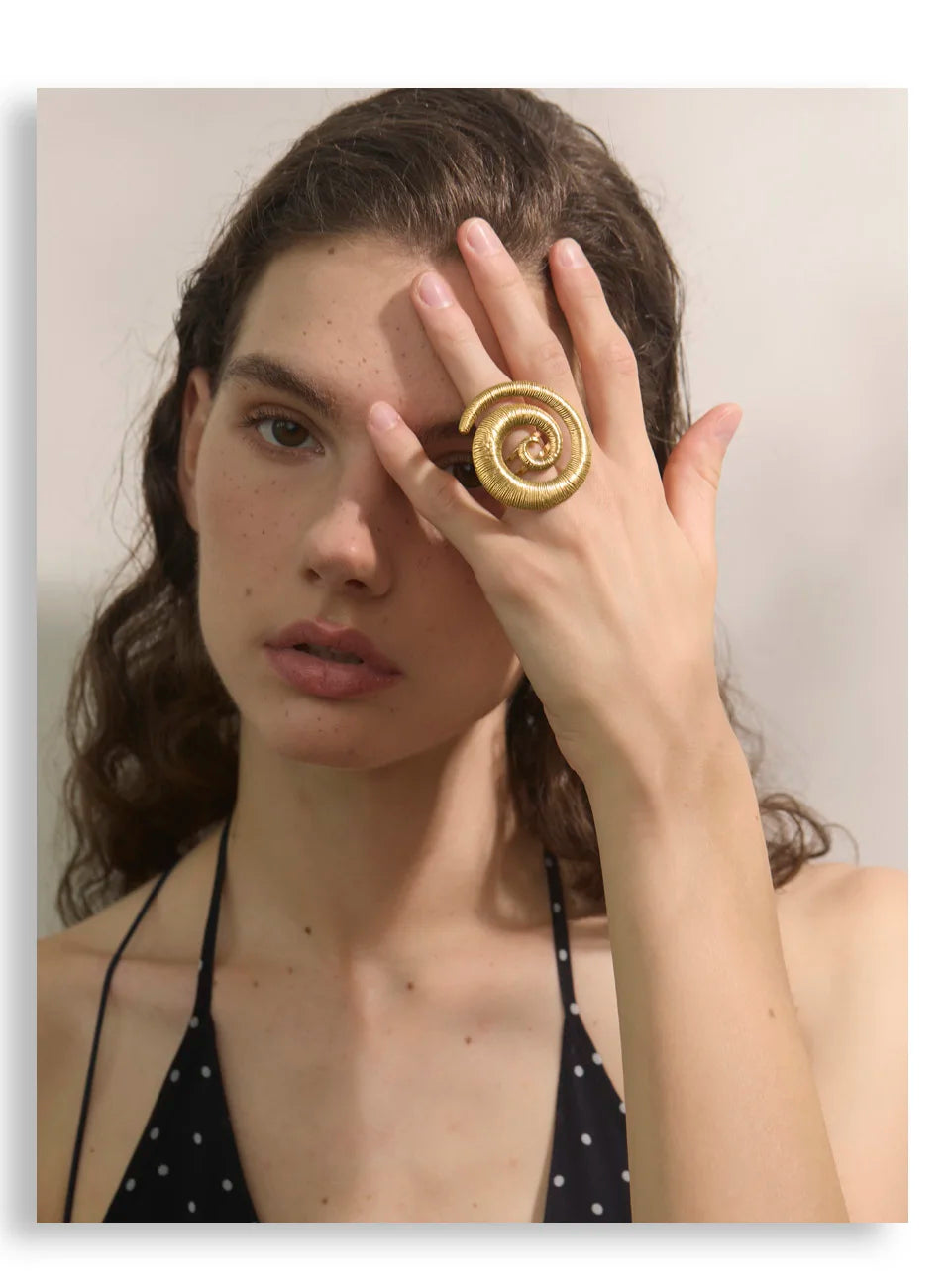 Spiral Statement Ring