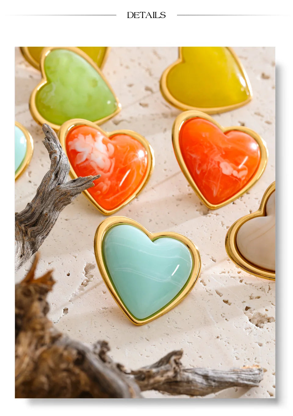 Heart Stud Earrings
