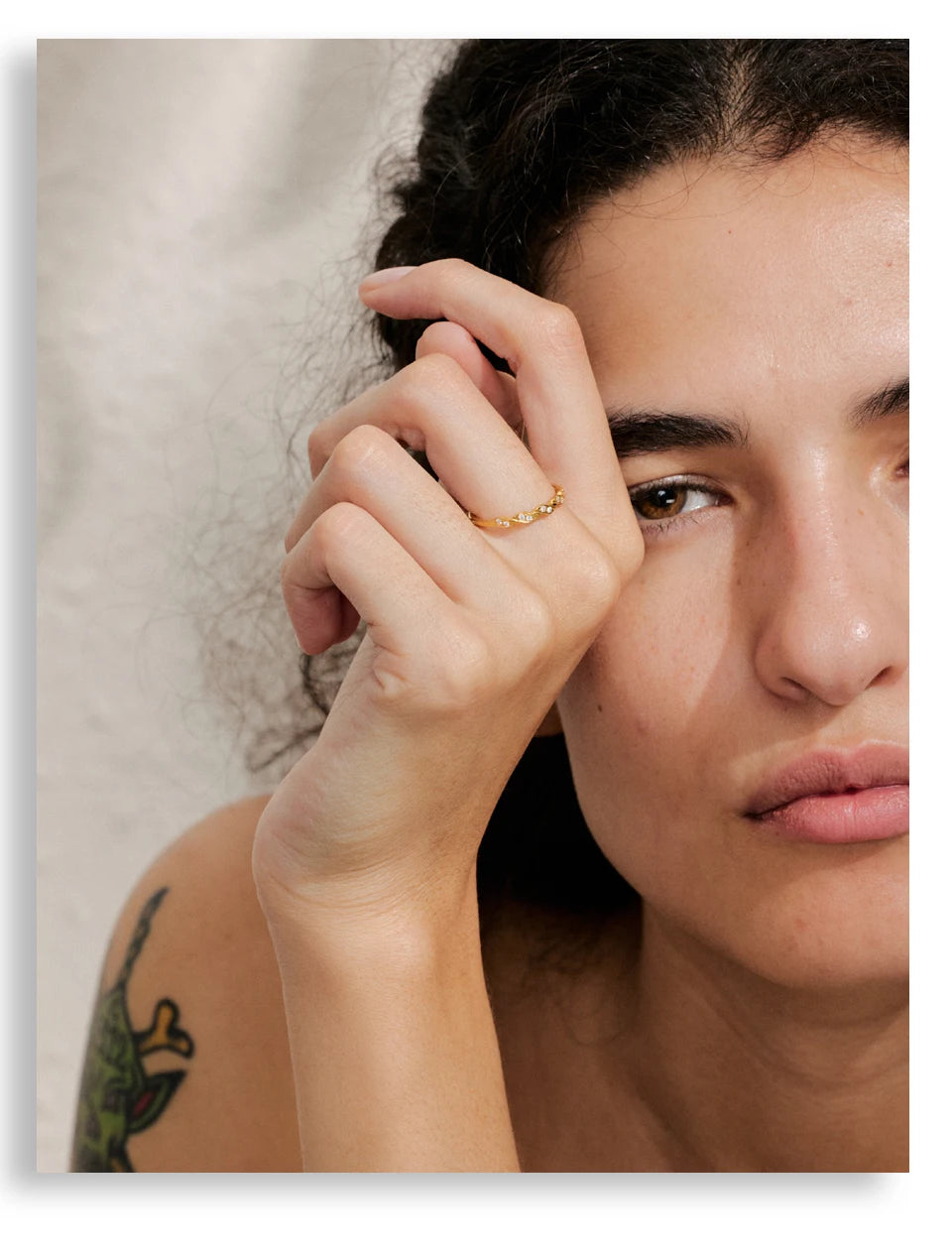 Braided Gold Band Ring