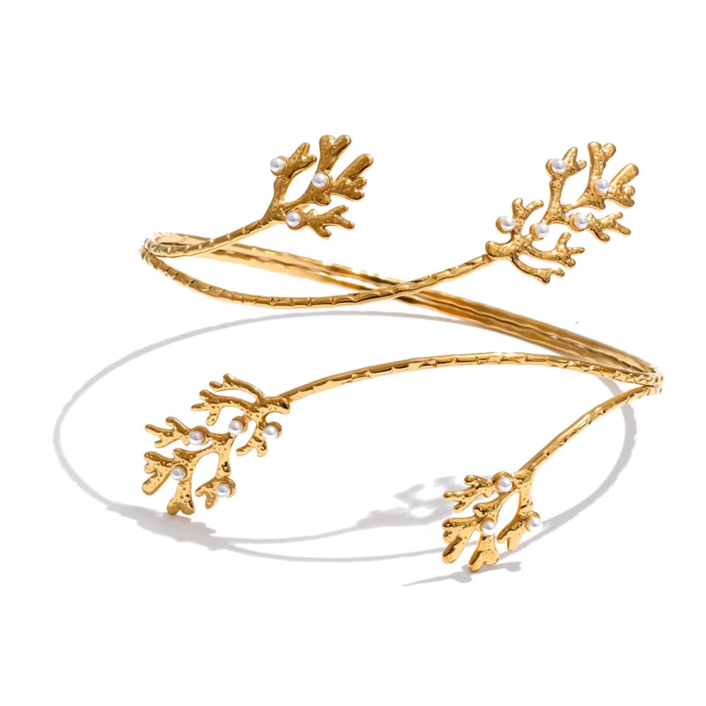 Coral Branch Arm Cuff