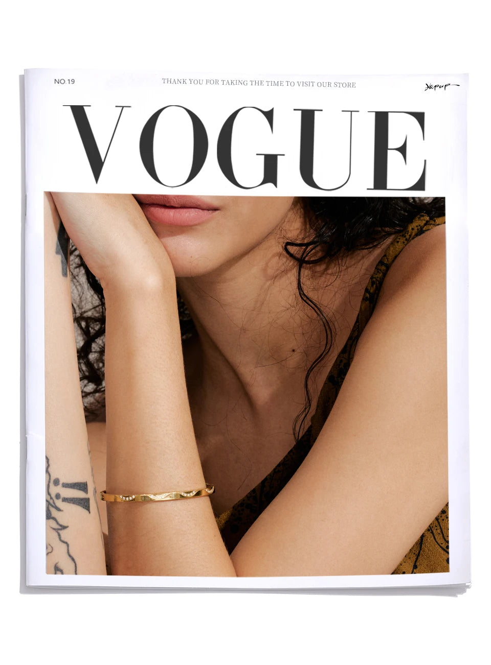 Golden Minimal Bangle