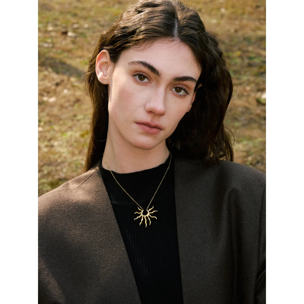 Sun Pendant Necklace
