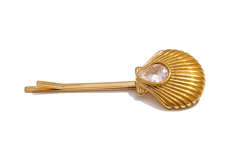Pearl Shell Hair Clip