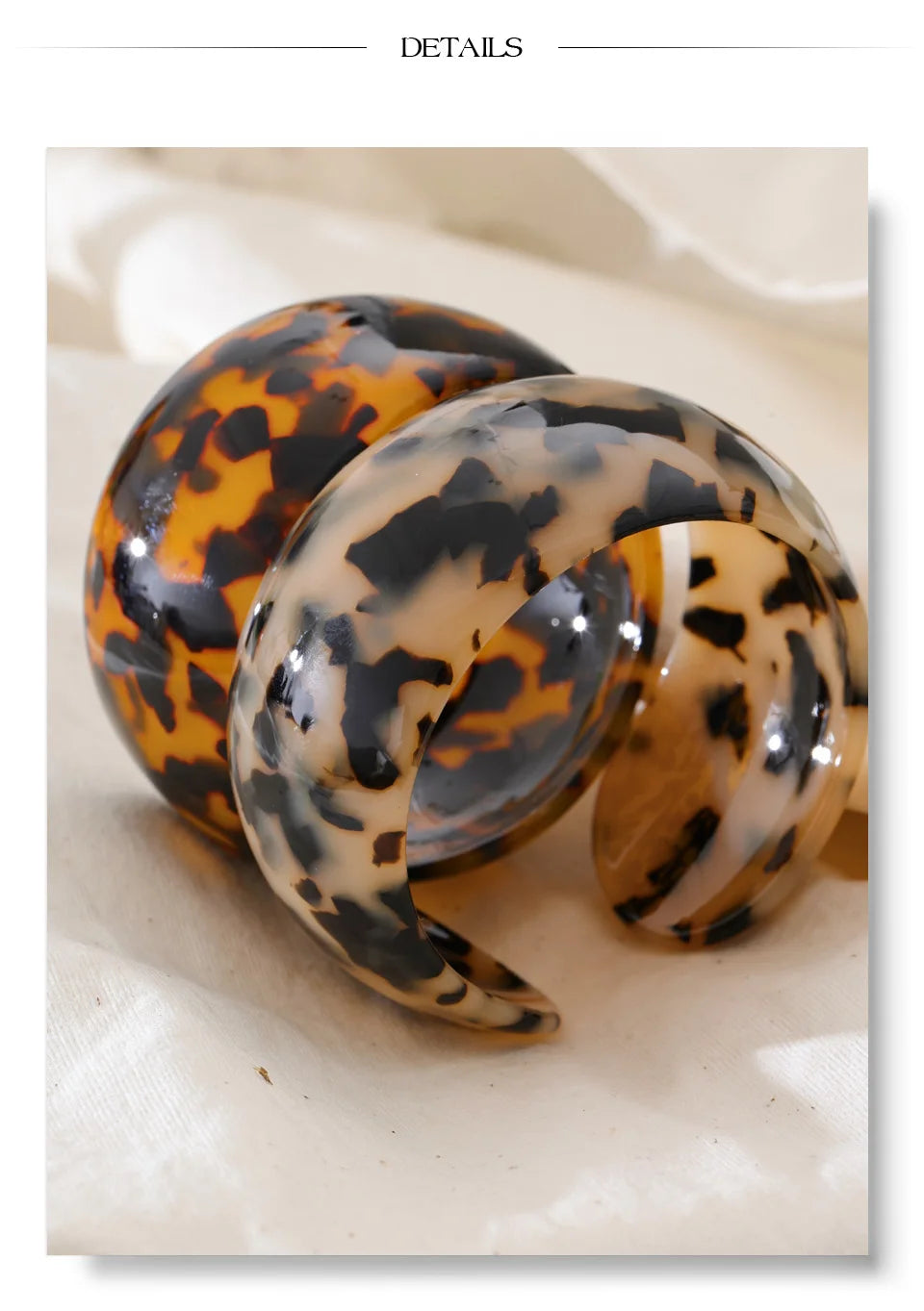 Tortoiseshell Resin Bangle