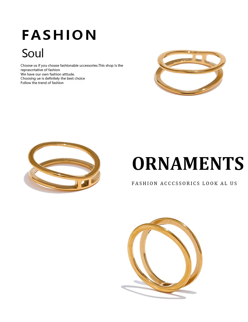 Double-Line Oval Ring