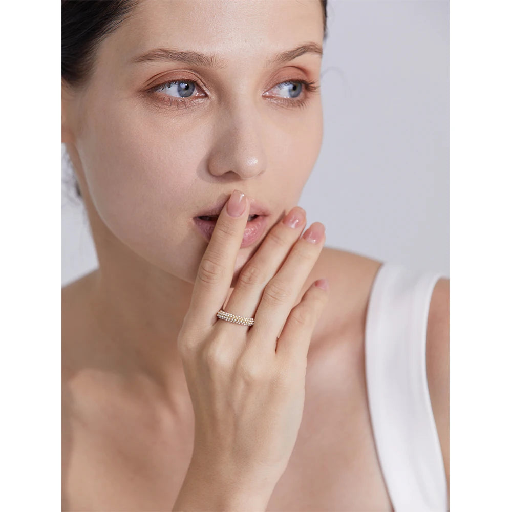 Diamond Halo Band Ring