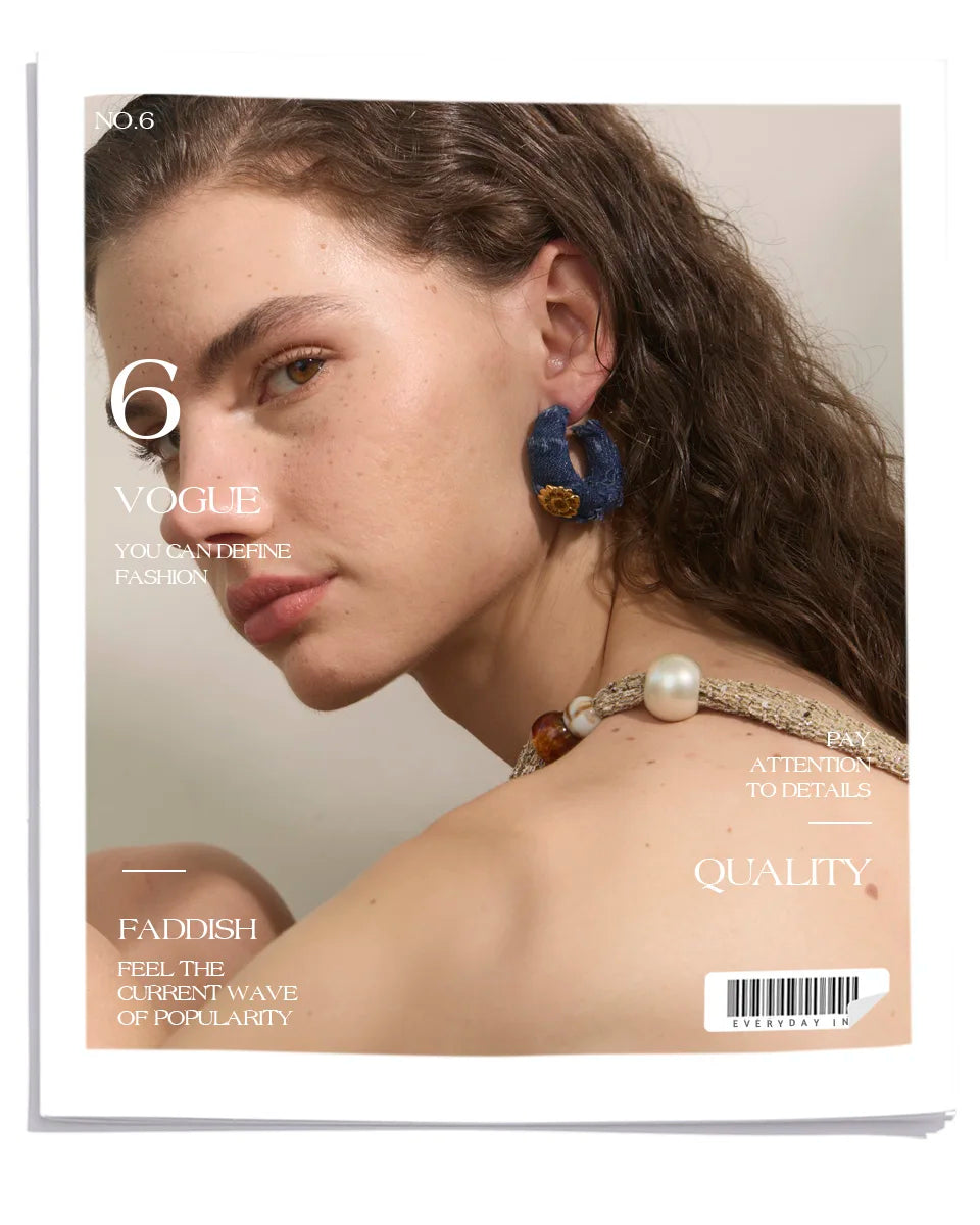 Jeans Earrings
