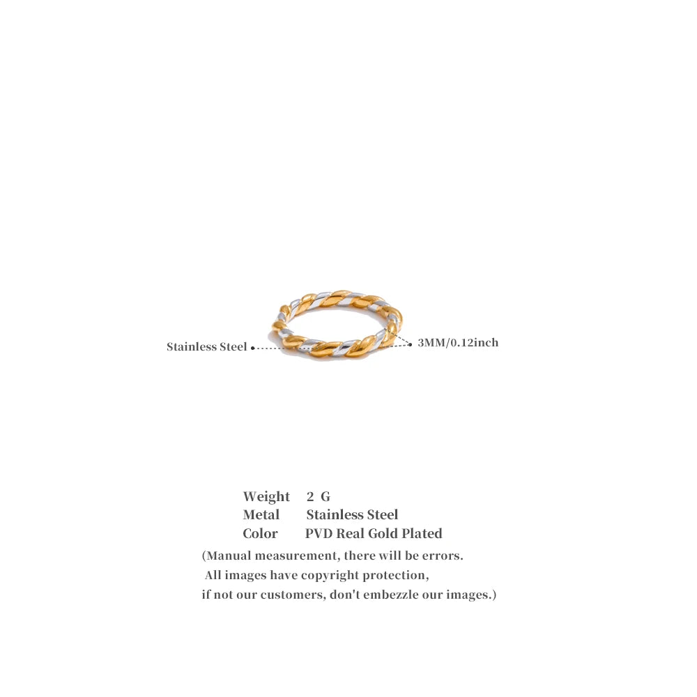 Twisted Elegance Ring