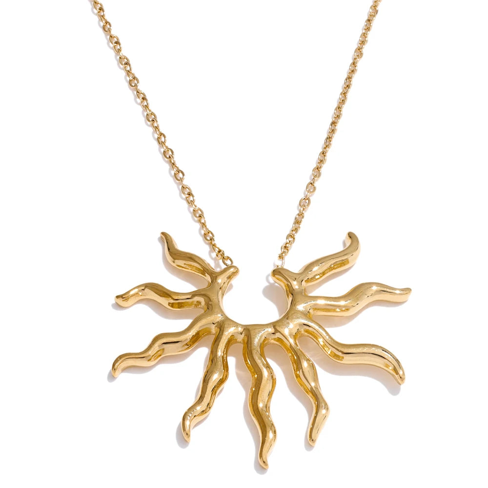 Sun Pendant Necklace