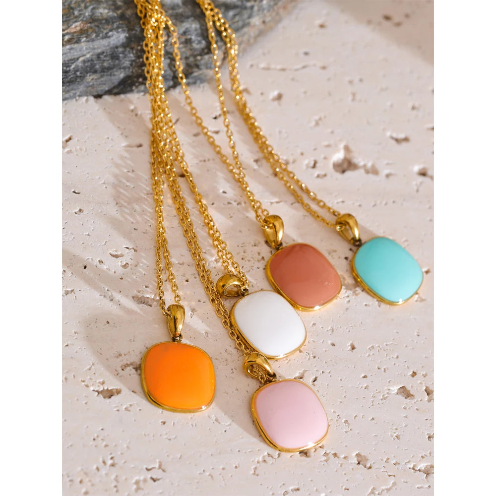 Candy Gem Pendant Necklace
