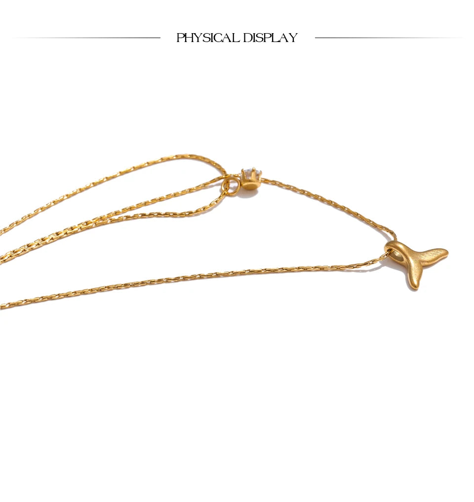 Twin Layer Starfish Necklace