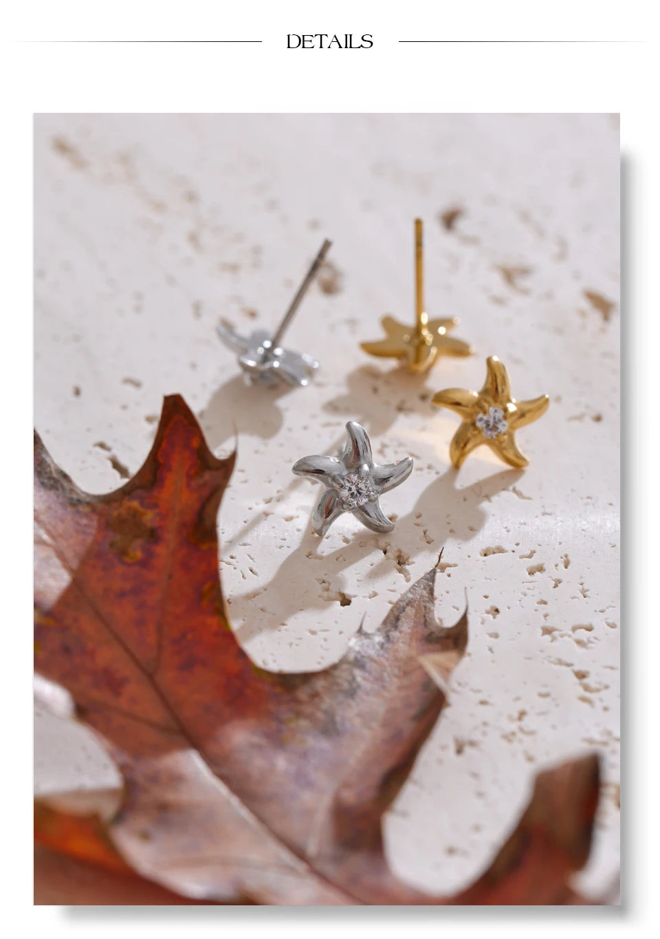 Starfish Spark Earrings
