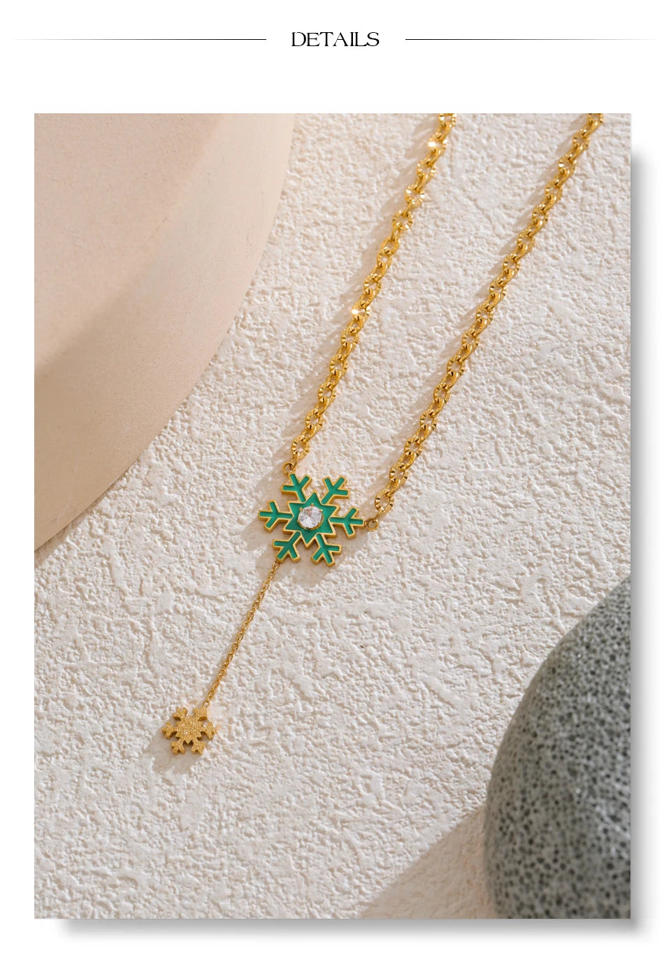 Christmas Snowflake Necklace