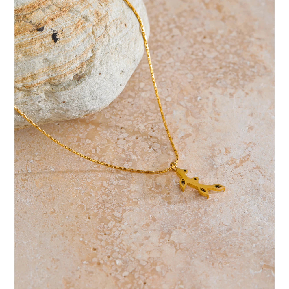 Lizard Pendant Necklace