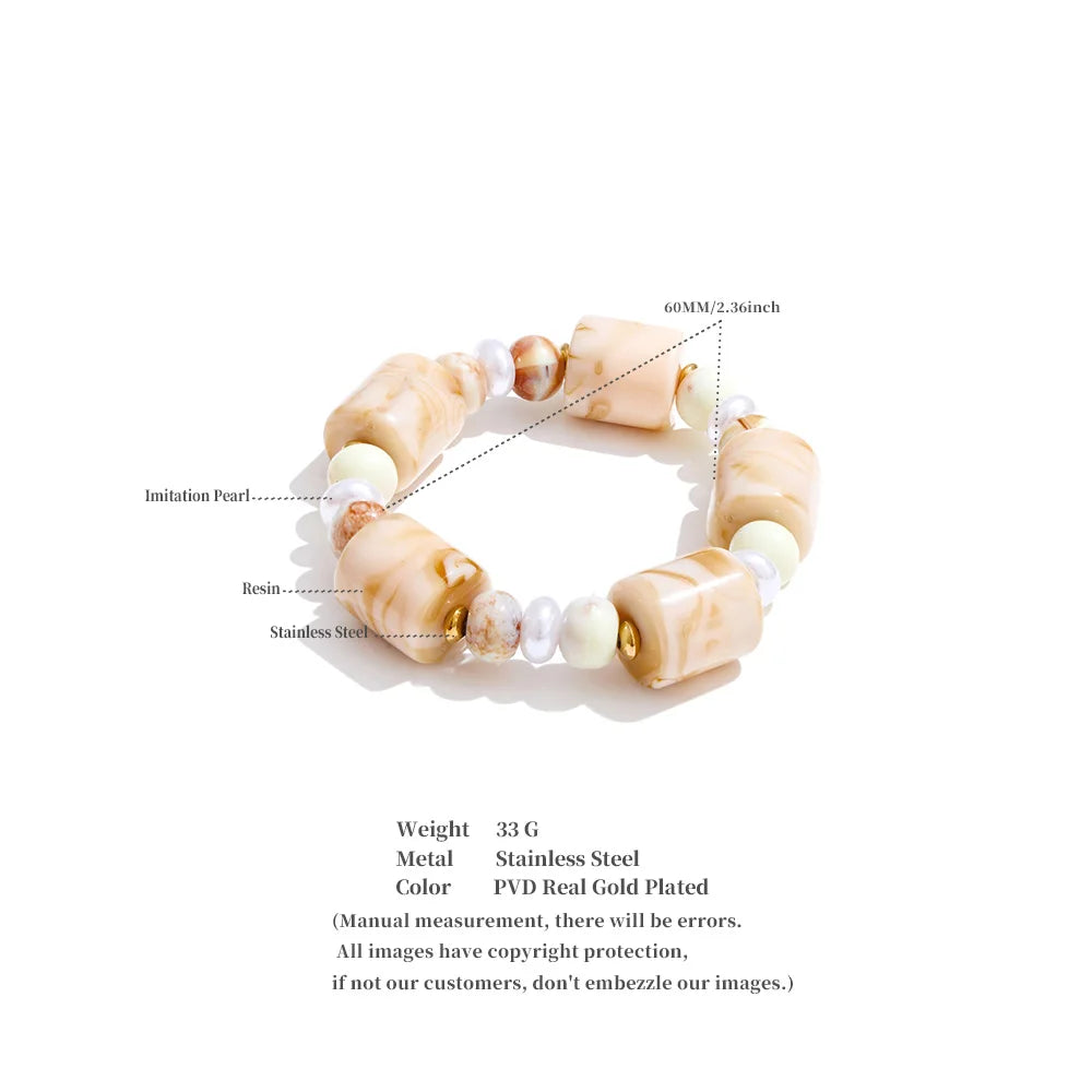 Coastal Pearl & Shell Bracelet