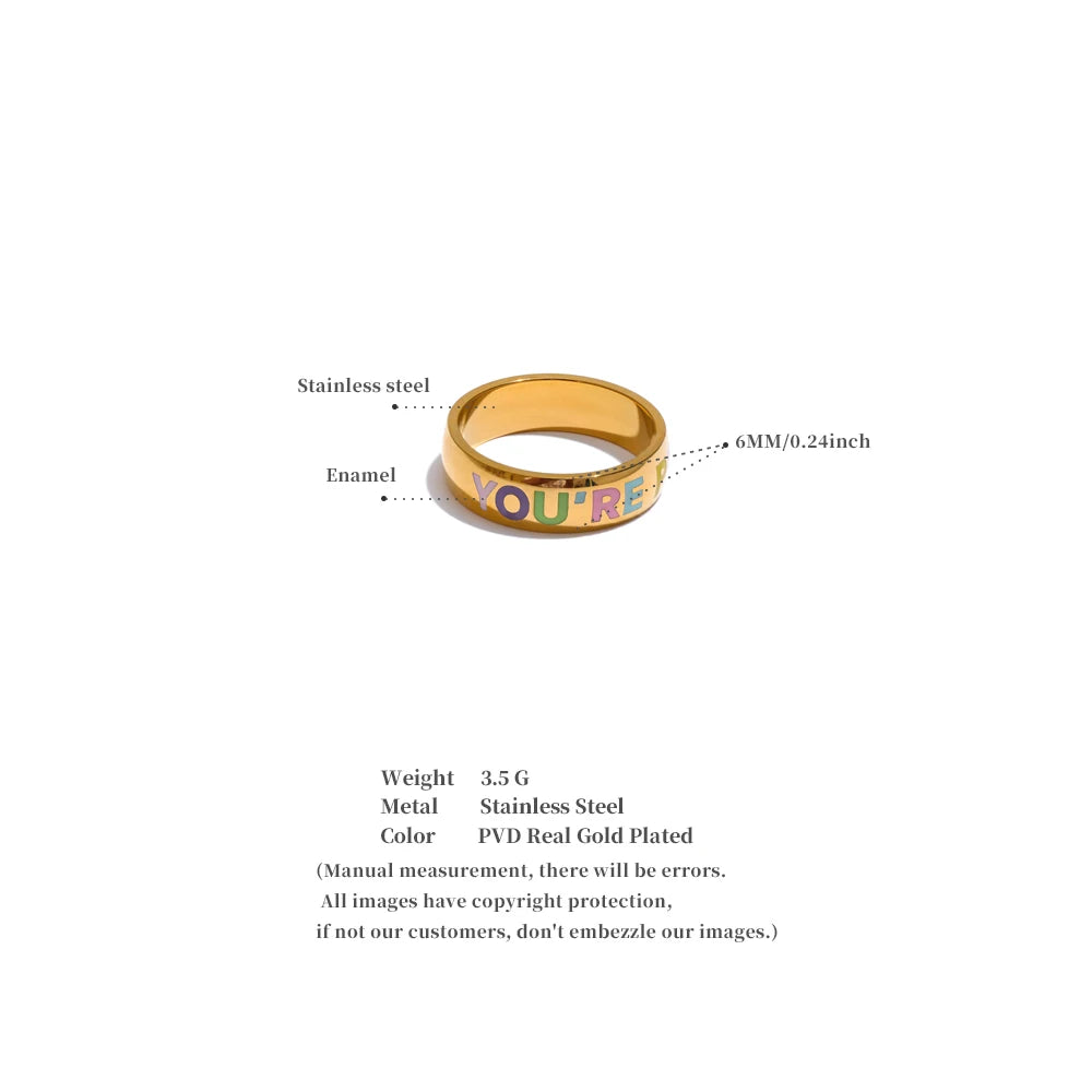 “You’re Perfect” Ring