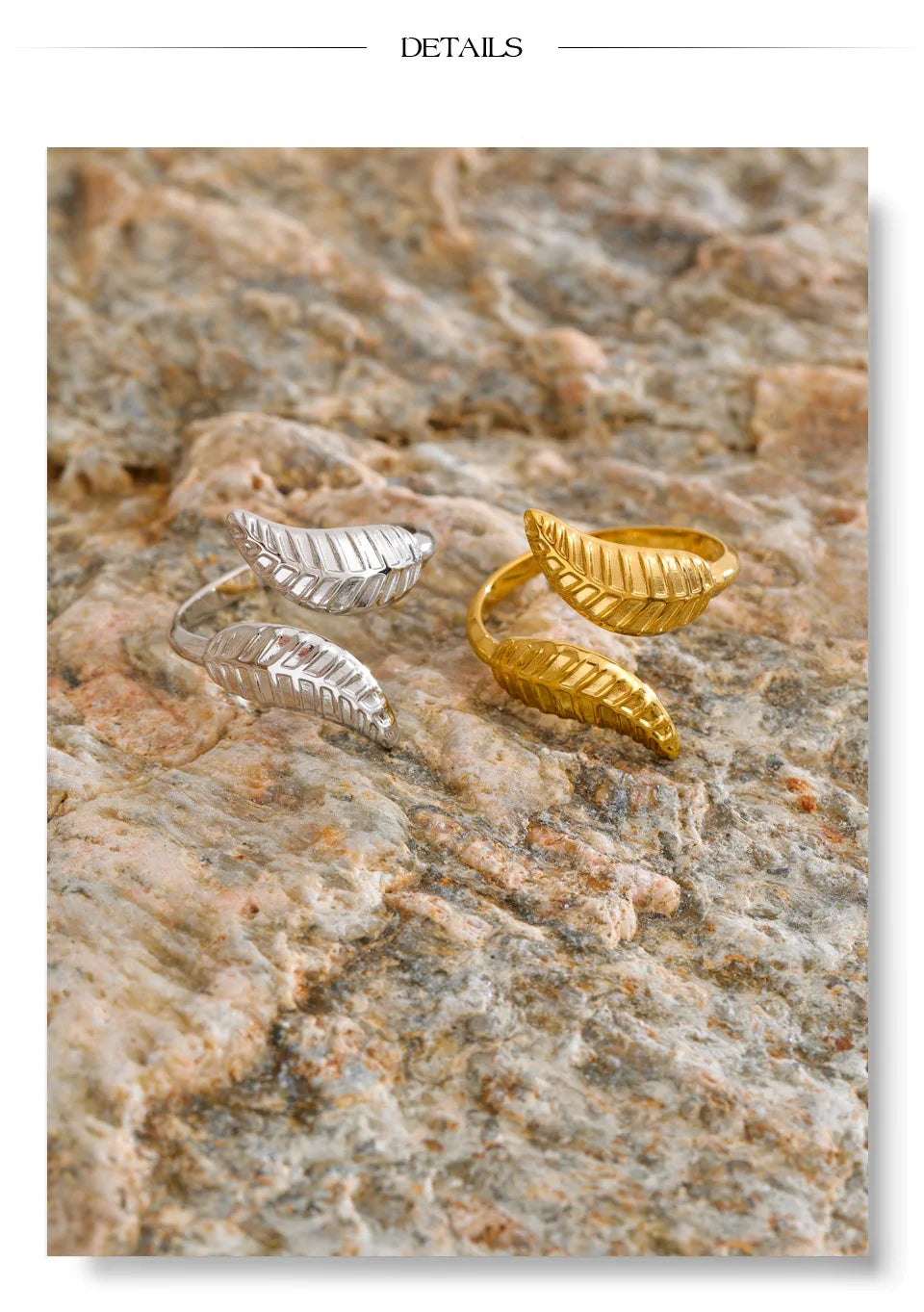 Golden Leaf Ring