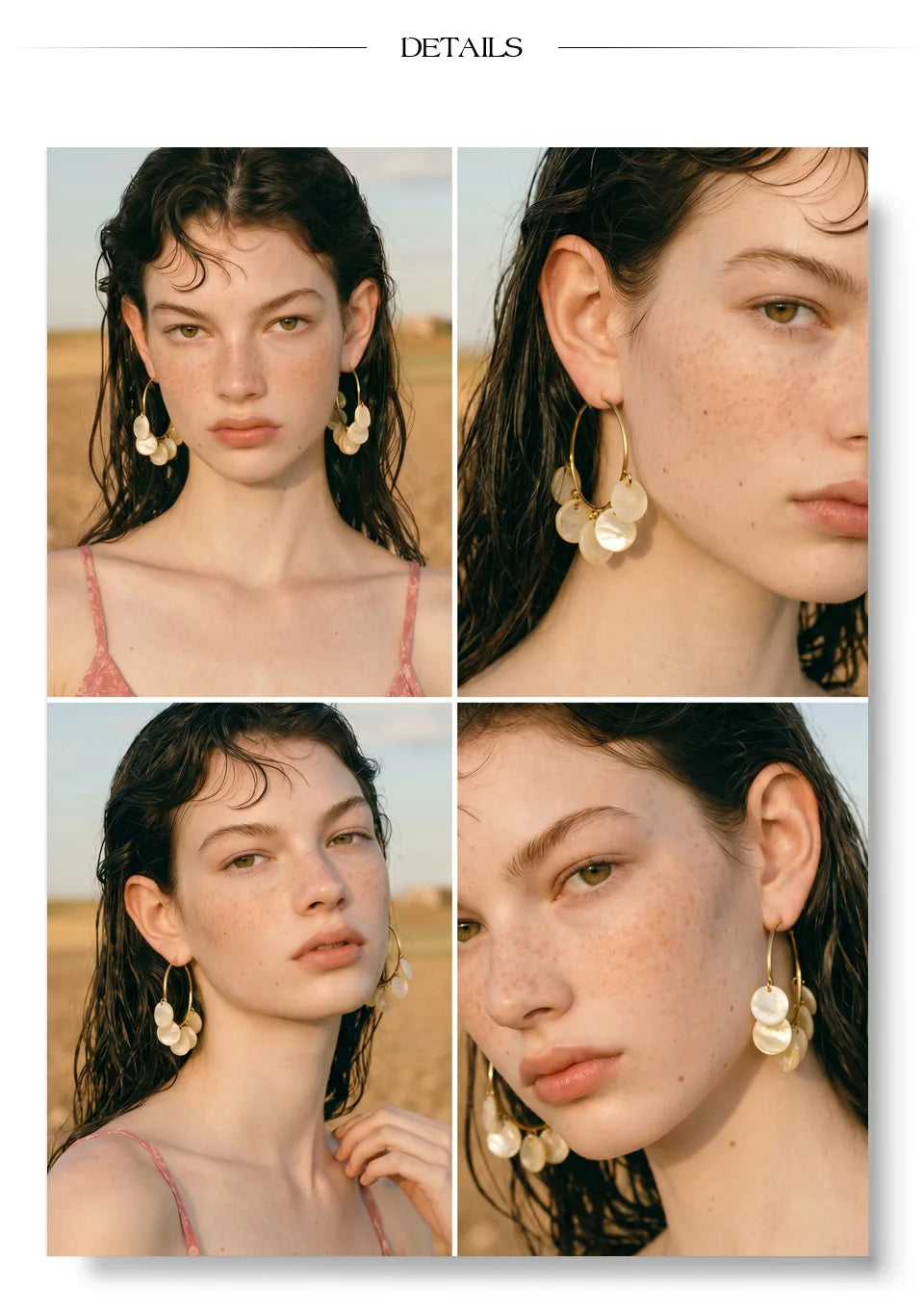 Confetti Hoop Earrings