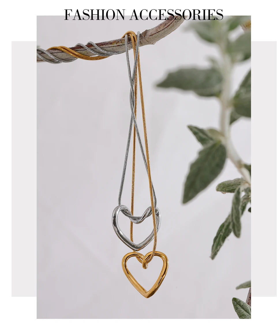 Sculpted Heart Necklace