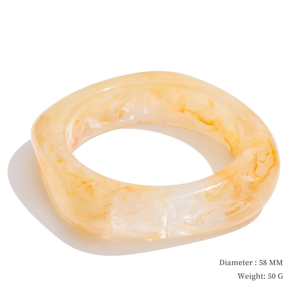 Ocean Mist Resin Bangle