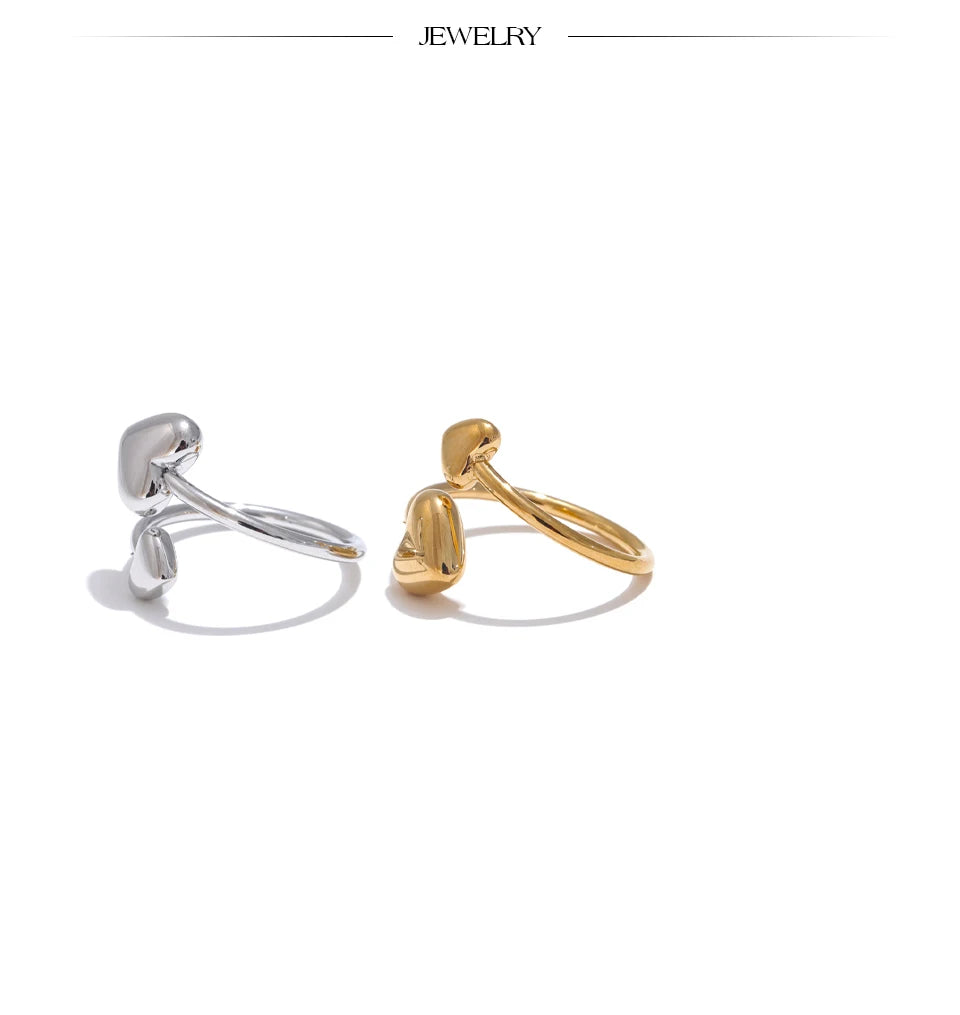 Sculpted Heart Ring