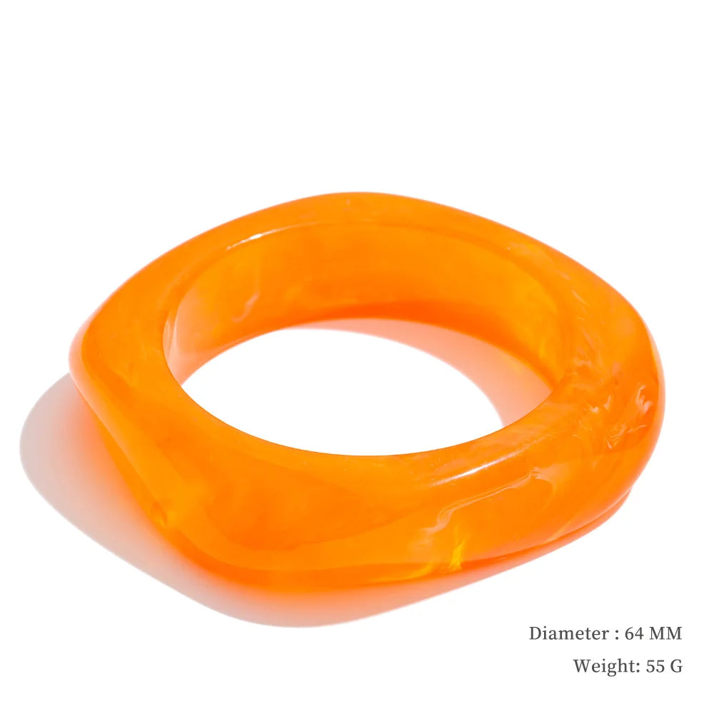 Ocean Mist Resin Bangle