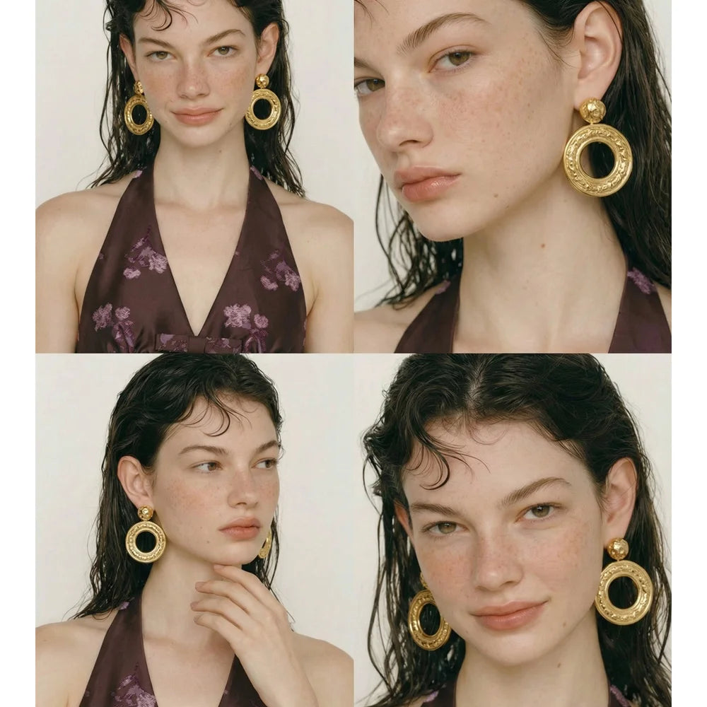 Vintage Circle Earrings