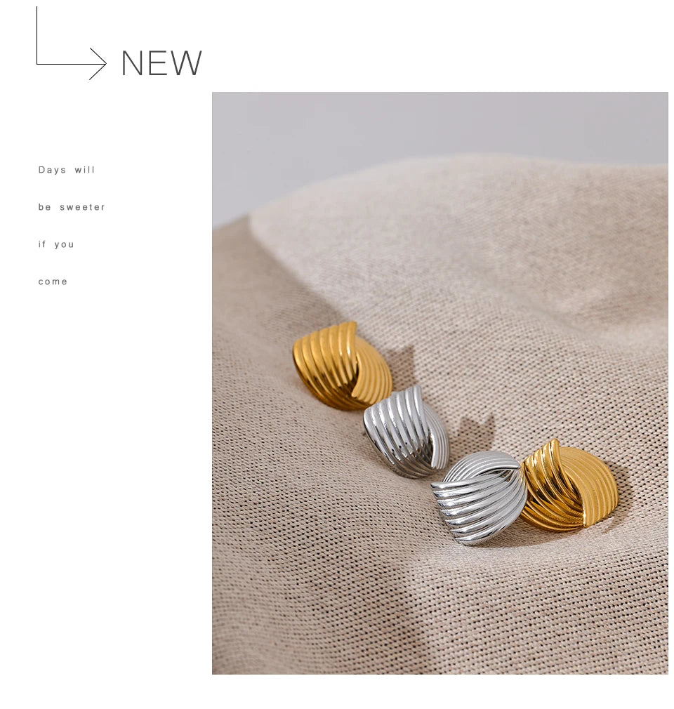 The Shell Luxe Studs