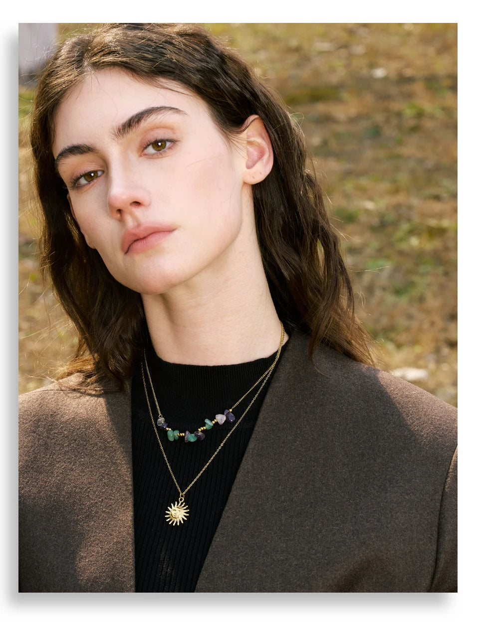 Double-Layer Pastel Necklace