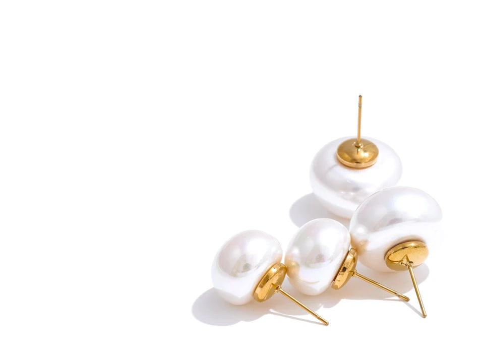 Lustrous Pearl Studs