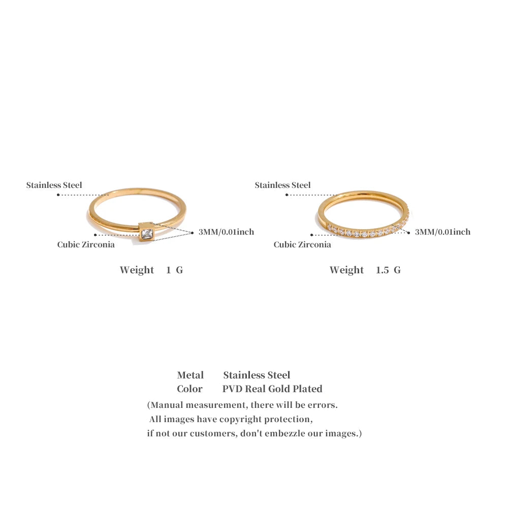 Pavé Double-Band Ring