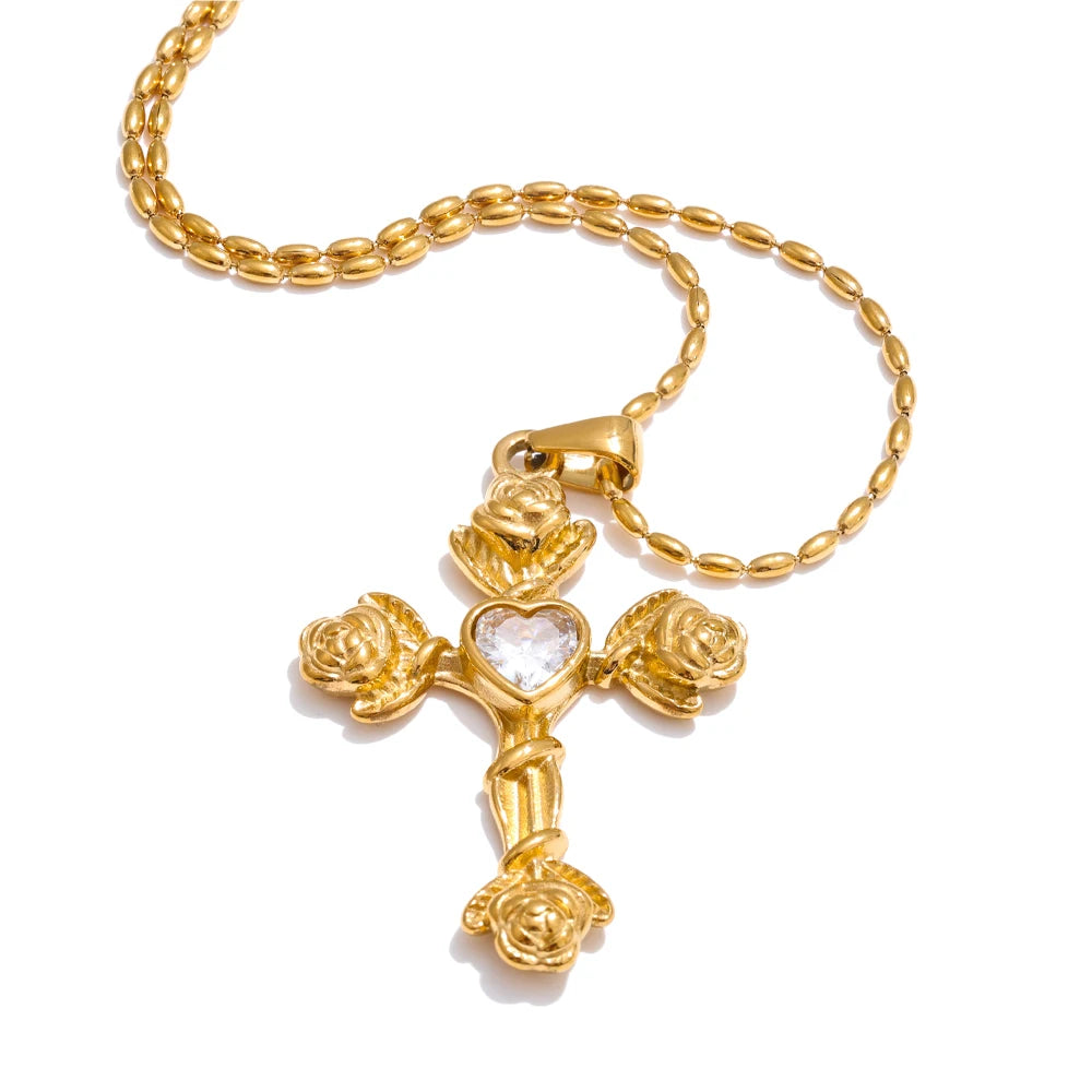 Royal Sacred Cross Necklace