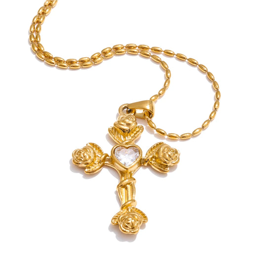 Royal Sacred Cross Necklace