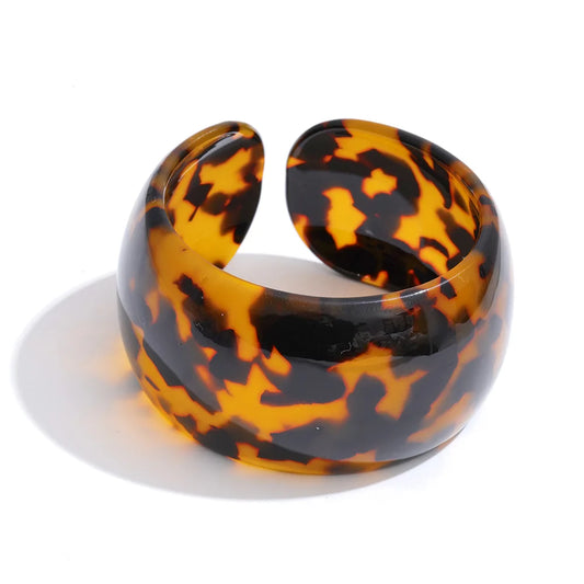Tortoiseshell Resin Bangle
