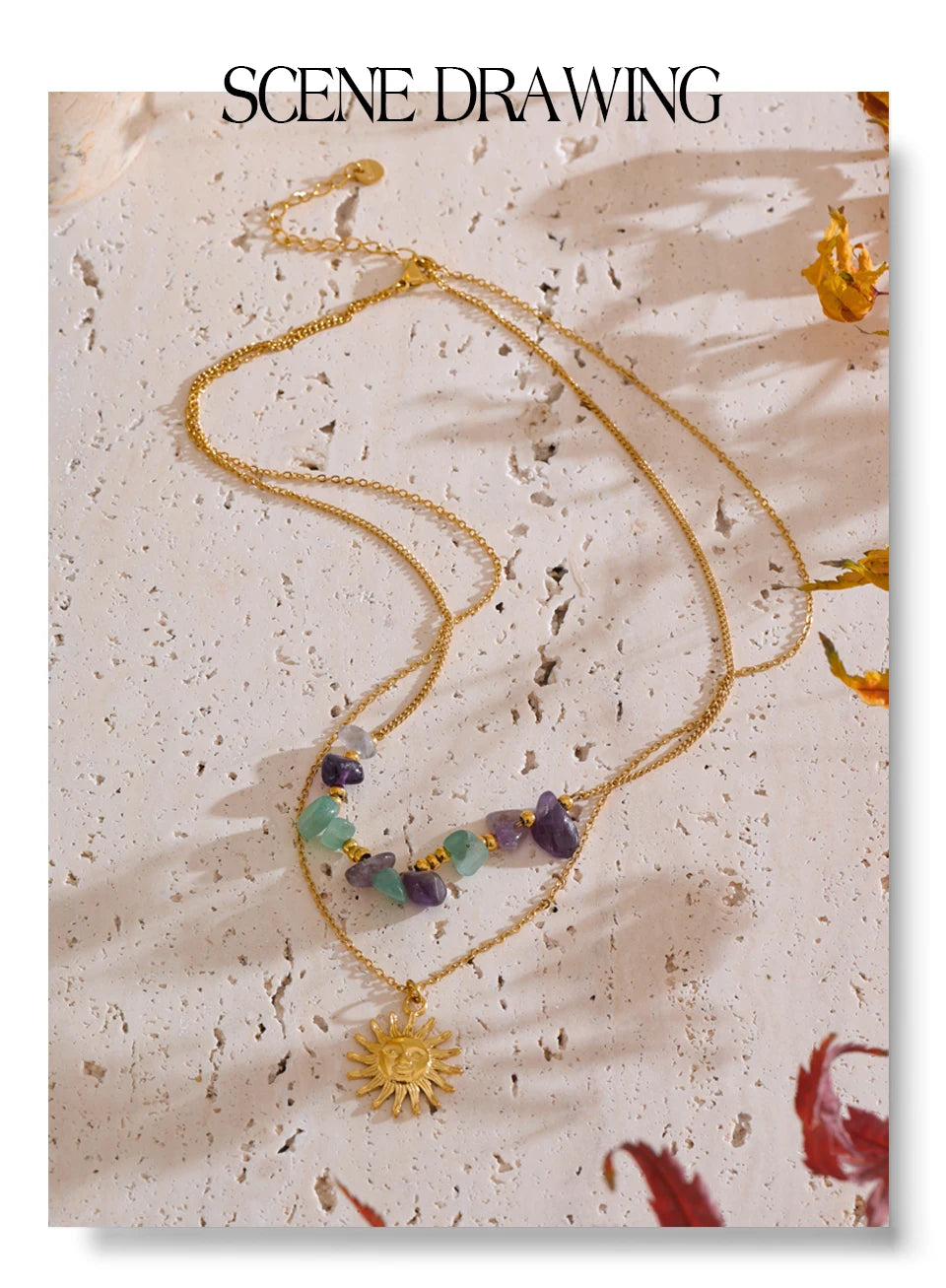 Double-Layer Pastel Necklace
