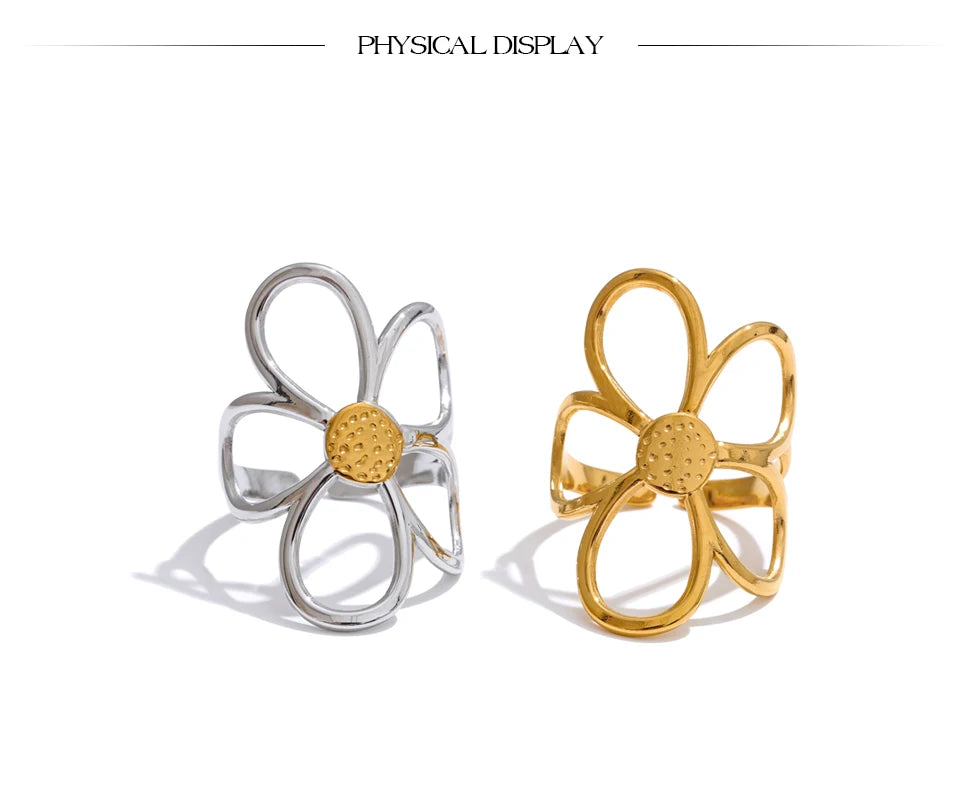 Double Flower Rings