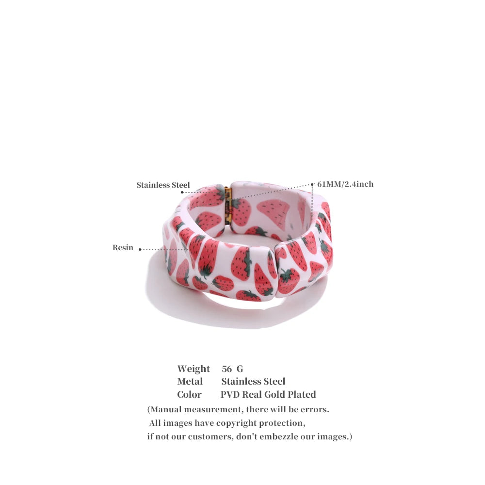 Lemon Resin Bracelet