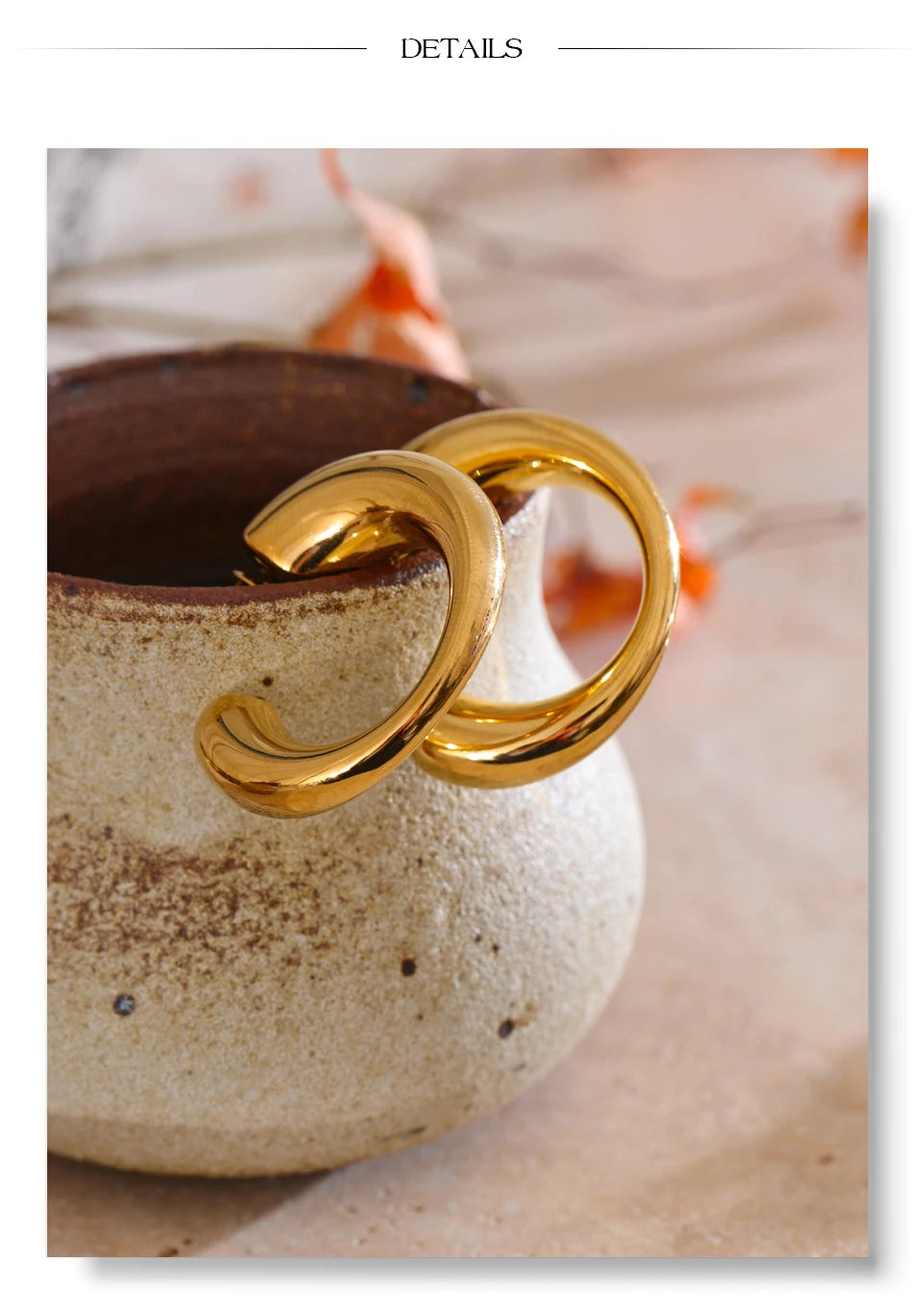Open Crescent Hoops