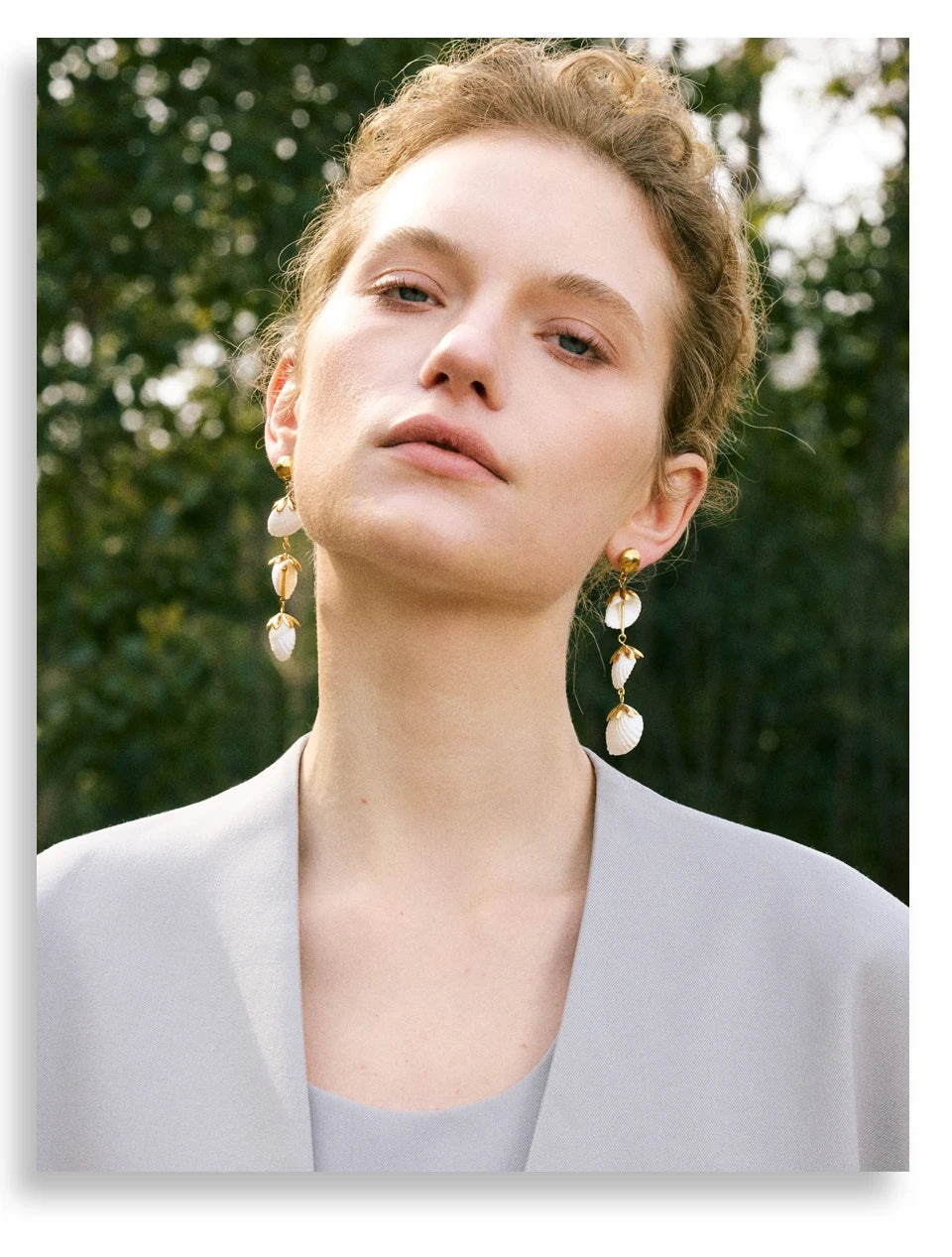 Cascading Shell Earrings