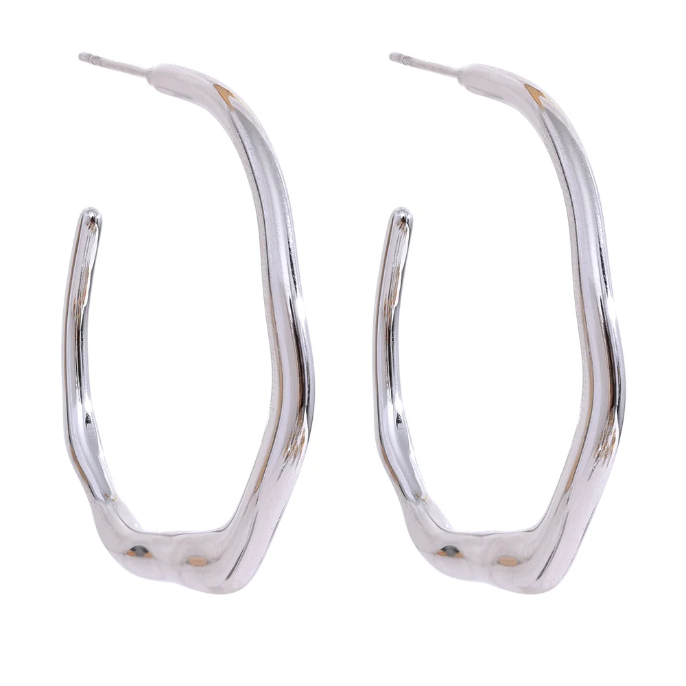 Trendy Geometric Hoop Earrings