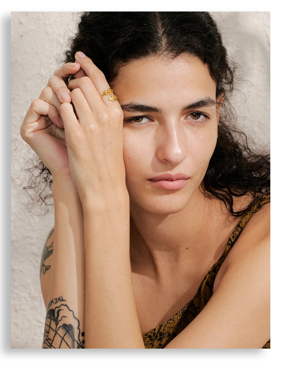 Double Clover Open Ring