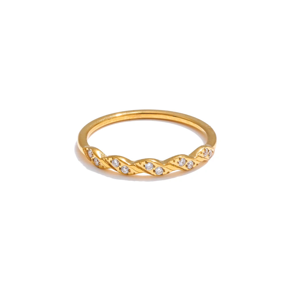 Braided Gold Band Ring