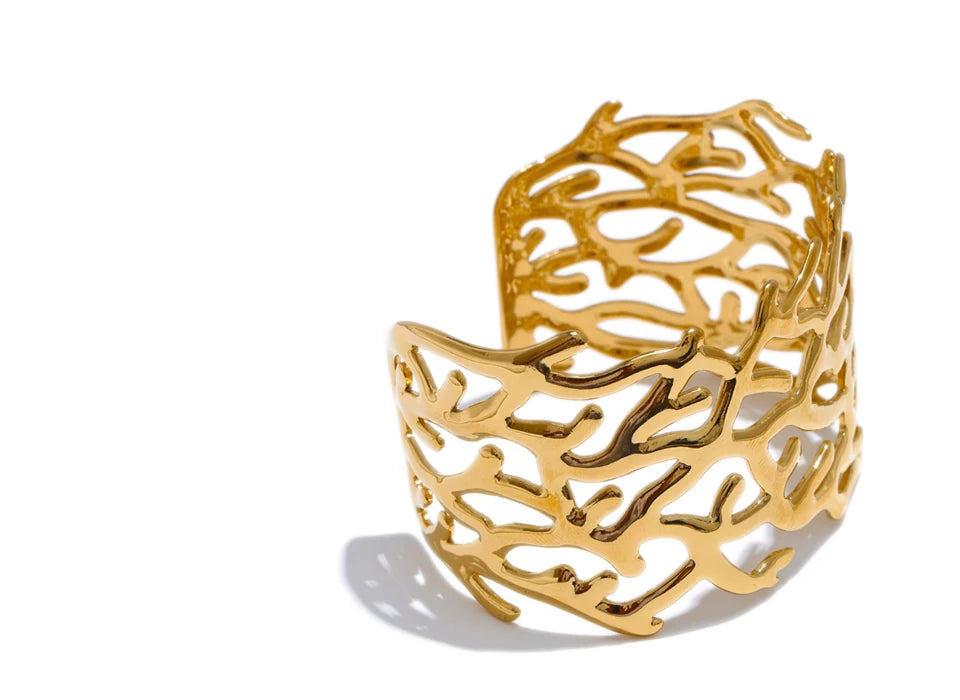 Golden Reef Cuff Bracelet