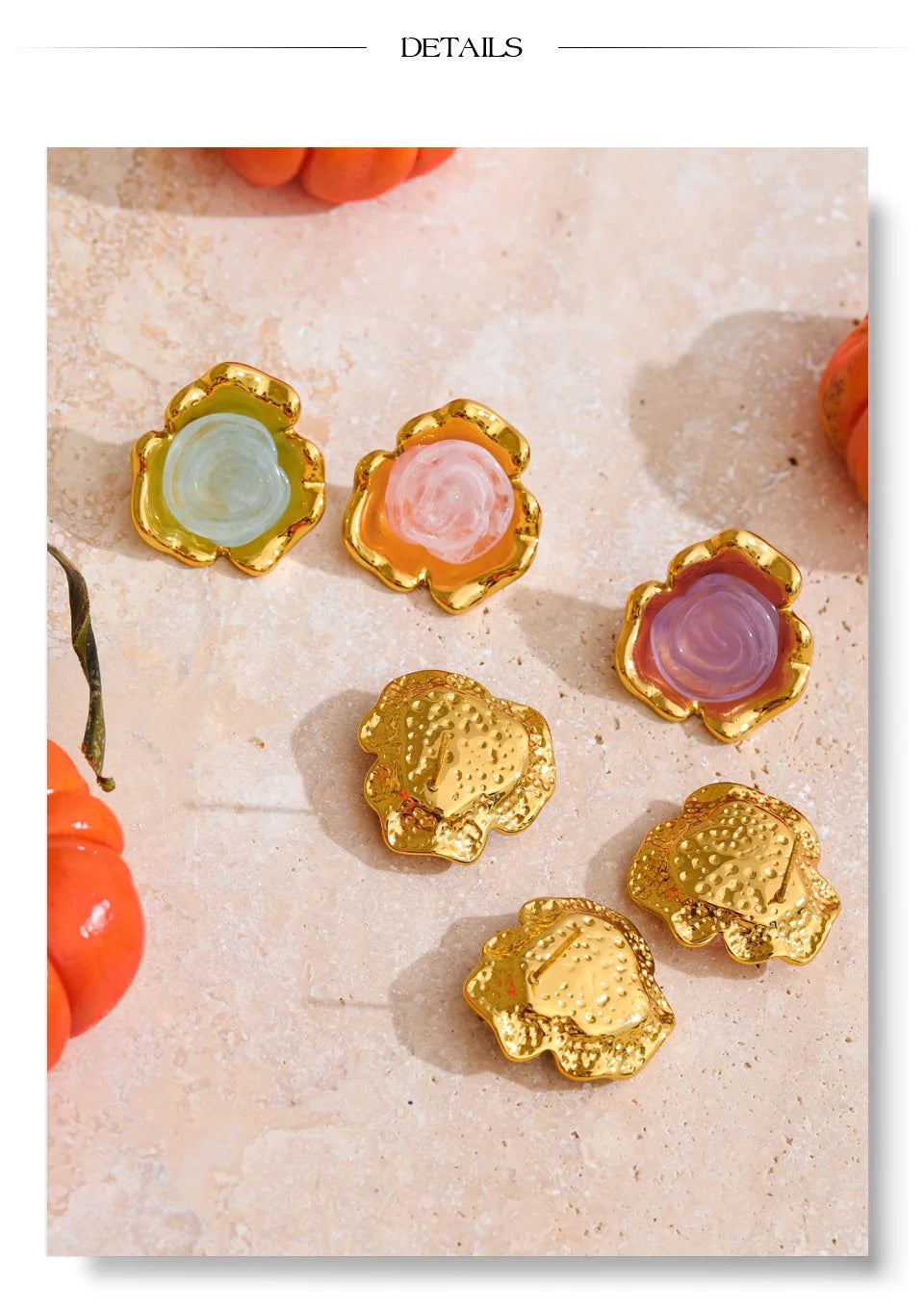 Pastel Bloom Studs