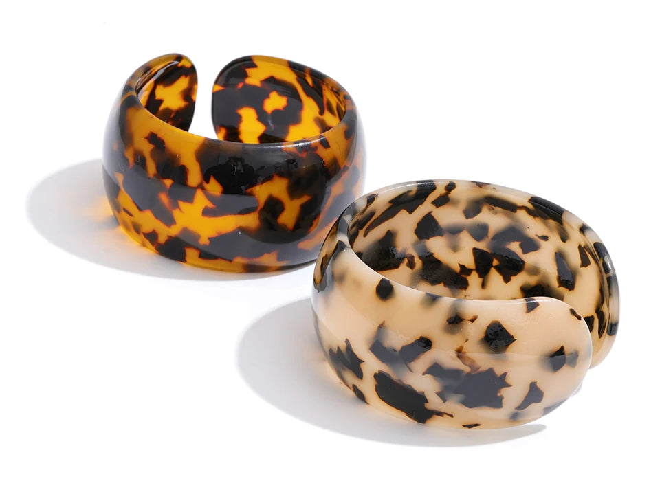 Tortoiseshell Resin Bangle
