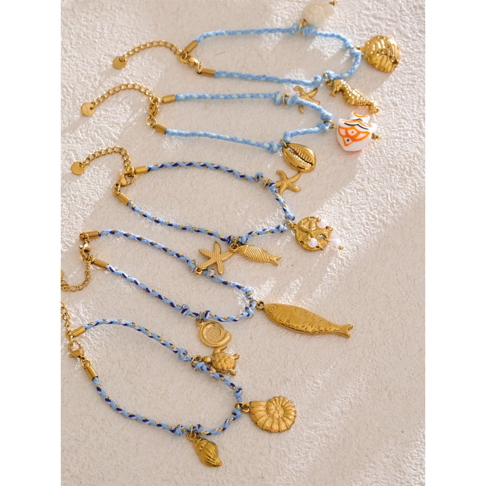 Celestial Charm Bracelet Set
