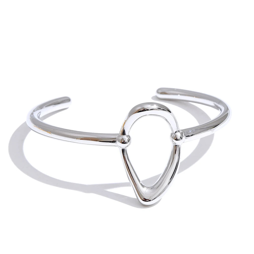 Geo Grace Open Bangle