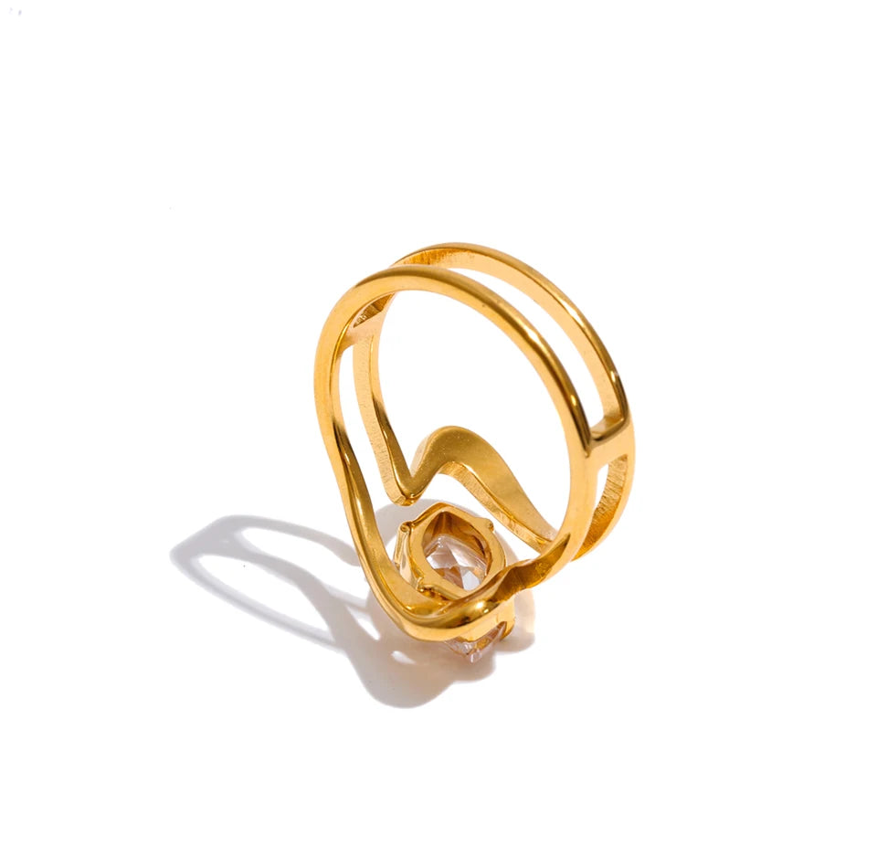 Crystal Bloom Ring
