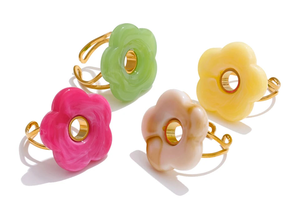 Pink Bloom Ring