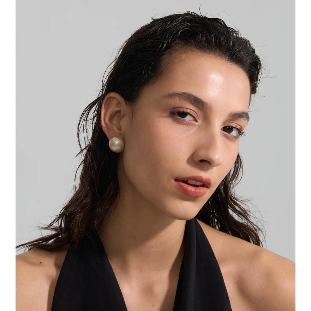 Classic Pearl Stud Earrings